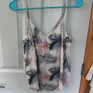 Women's Tropical Print Tank Top